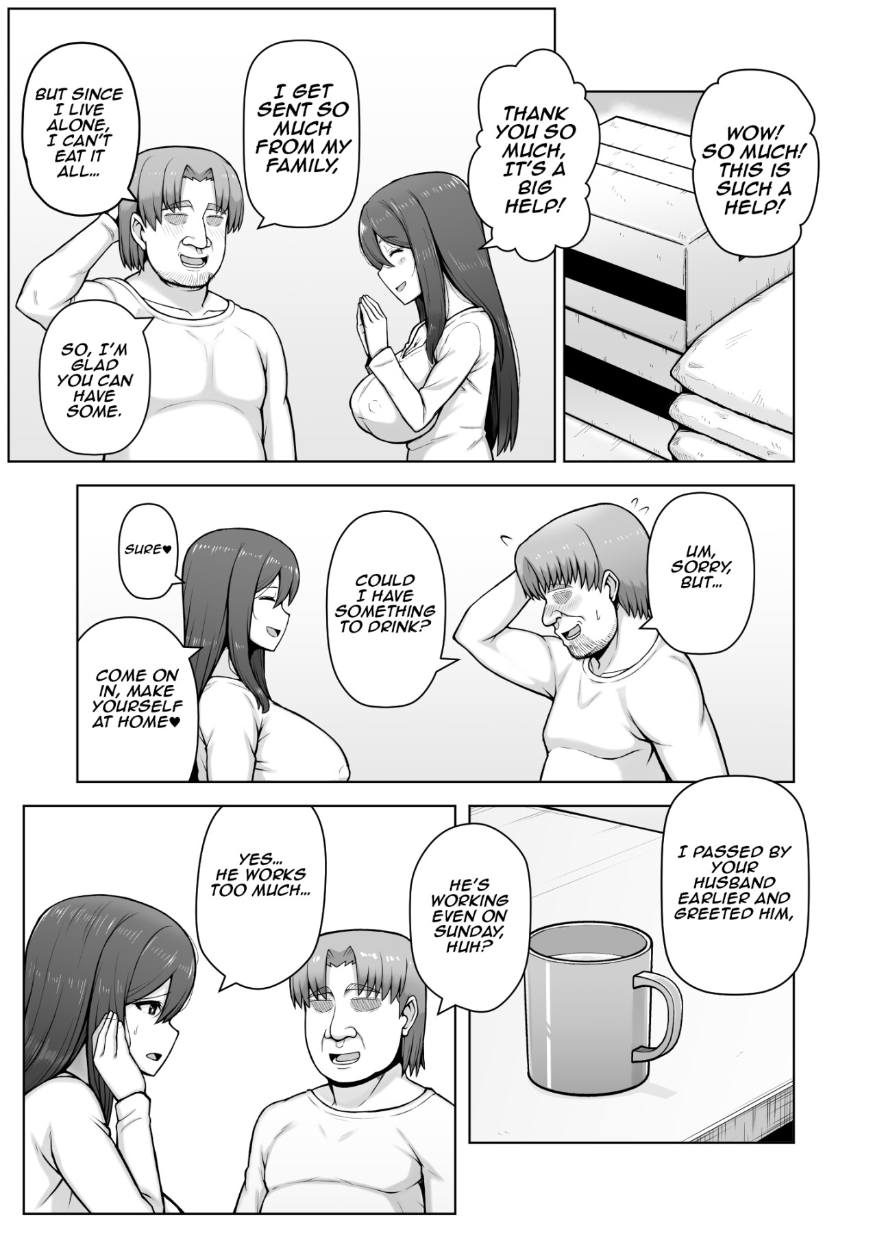 Hentai Manga Comic-She was a lewd housewife who falls into depravity for money-Read-4